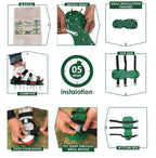 Lawn Aerator Shoes – Adjustable Spike Sandals for Grass & Soil Health