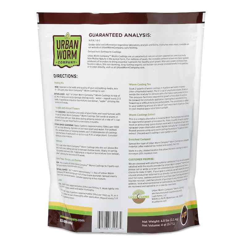 Premium Worm Castings – Organic Soil Booster